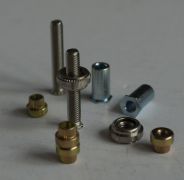 Pressing of thread components and rivets